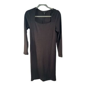 Banana Republic Women’s Polyester Long Sleeve Black Sweater Dress Size Medium